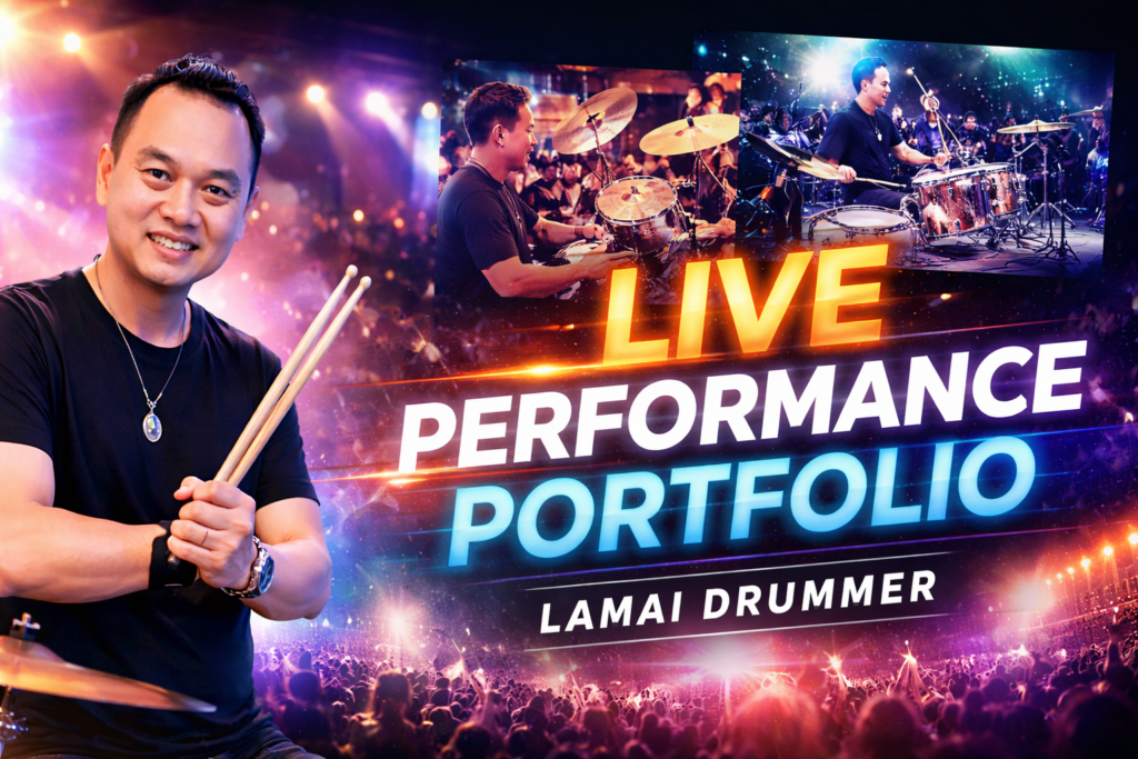 Live Performance Portfolio - Lamai Drummer